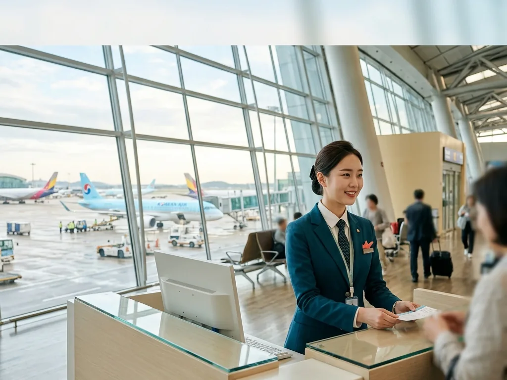 인천 성인 영어회화 — 공항 터미널에서 영어로 응대하는 항공사 직원