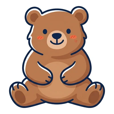 초등 파닉스 화상영어 단모음 예시 — cub 아기곰 그림